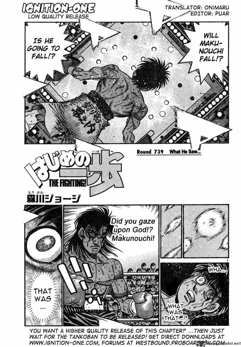 Hajime no Ippo: Fighting Spirit, Chapter 739 image 01